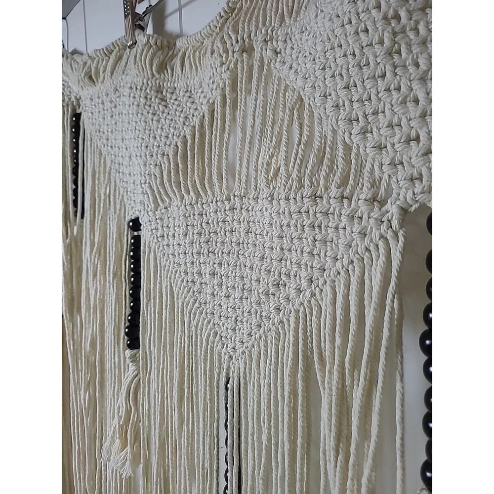 Boho Wall Hanging Bohemian Woven Tapestry Fringe Chic Room Decor 72x 38